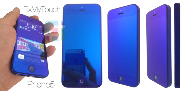 Mirrored Blue iPhone5