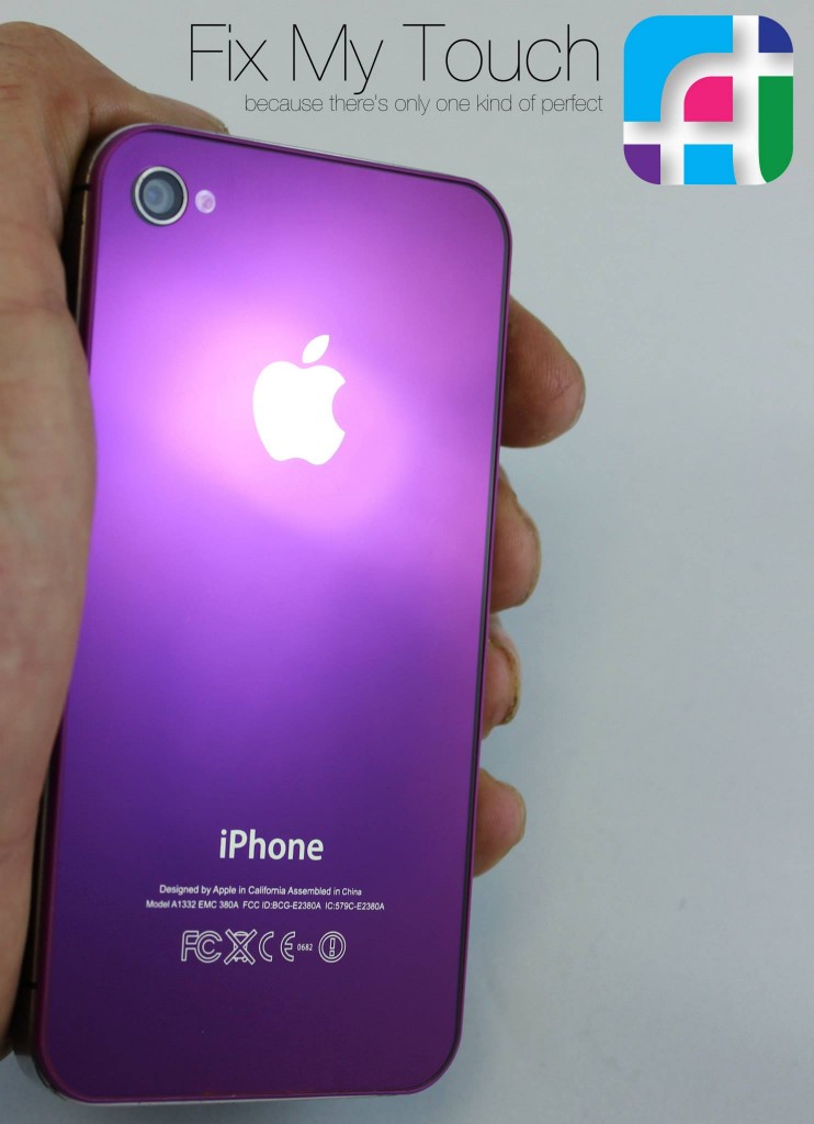 iPhone repair purple rear housing - Fix My Touch Kelowna